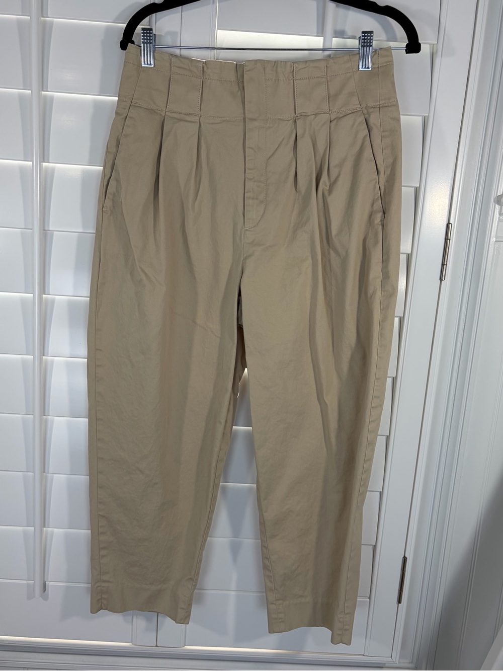 Banana Republic Relaxed Pleated Crop Balloon Leg Pants (10S)